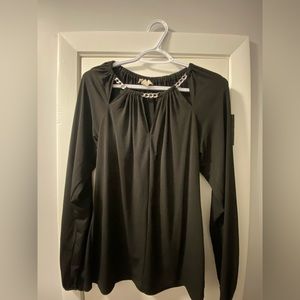 Michael Kors Black Long Sleeve Shirt